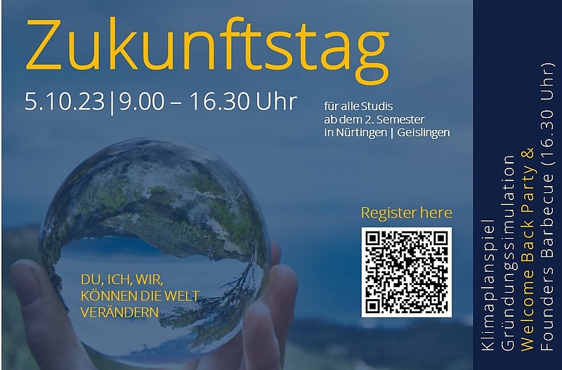 Flyer Zukunftstag am 5.10.23