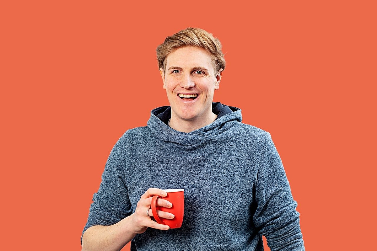 Julian Feinauer bei der Founders.Community