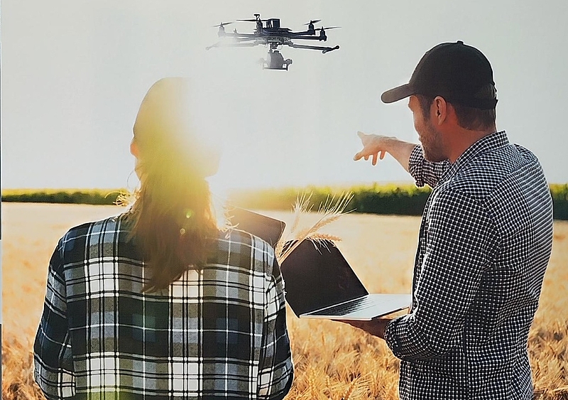 Poster von KNeDL auf der Veranstaltung "AgriTech AI Vision Day".