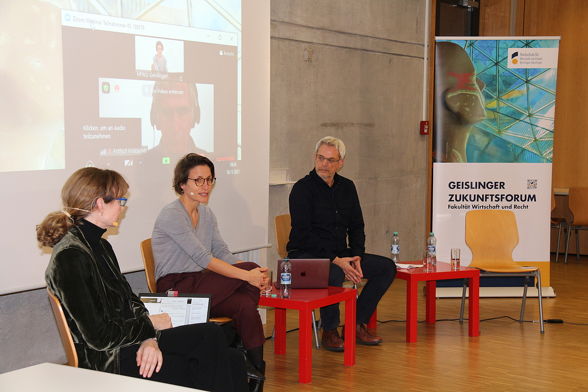 Diskussionsrunde beim Geislinger Zukunftsforum