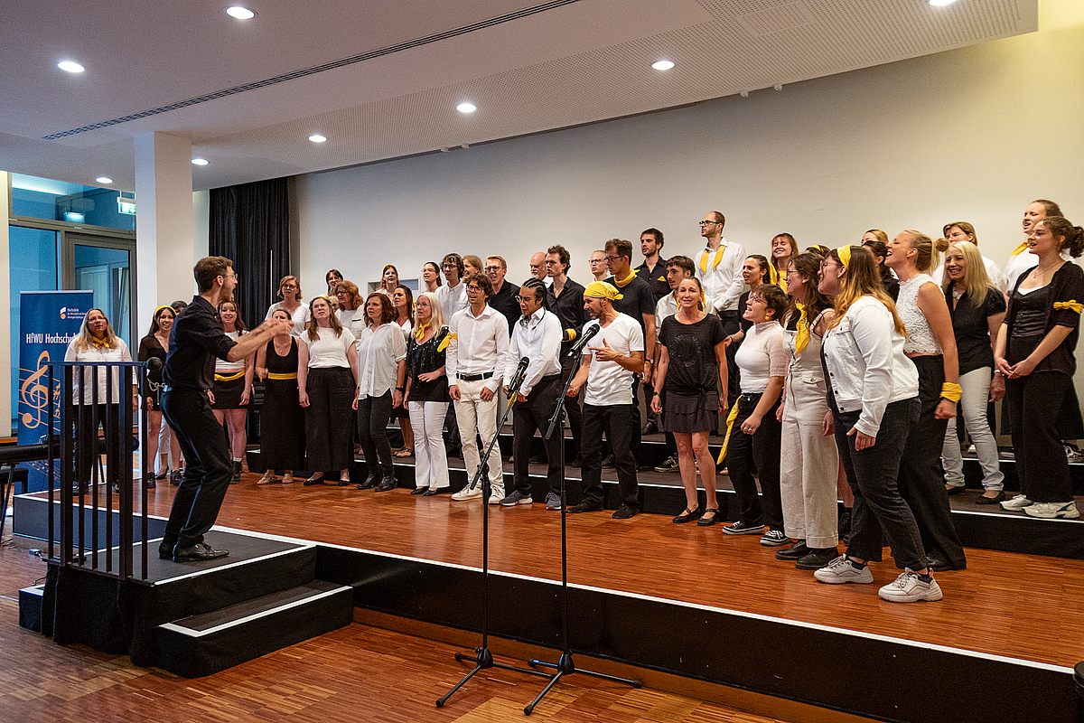 Konzert des Hochschulchors ©HfWU S. Harzer