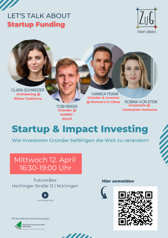 Startup & Impact Investing am 12.04.