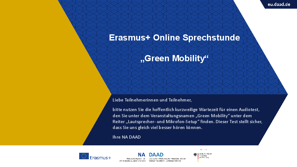 Infosheet Green Erasmus