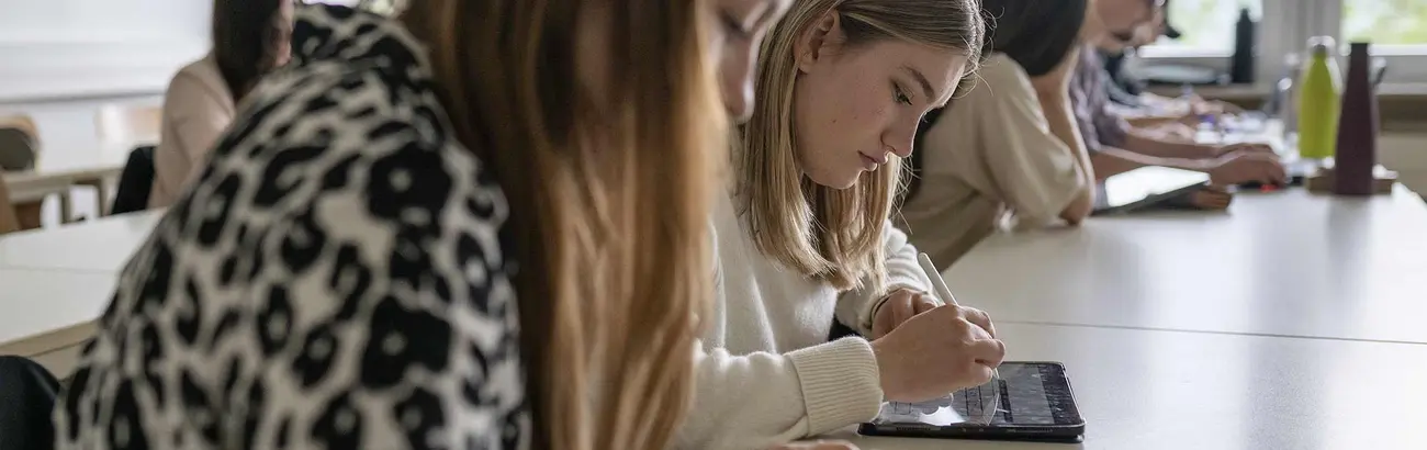 Studierende in einem Hörsaal