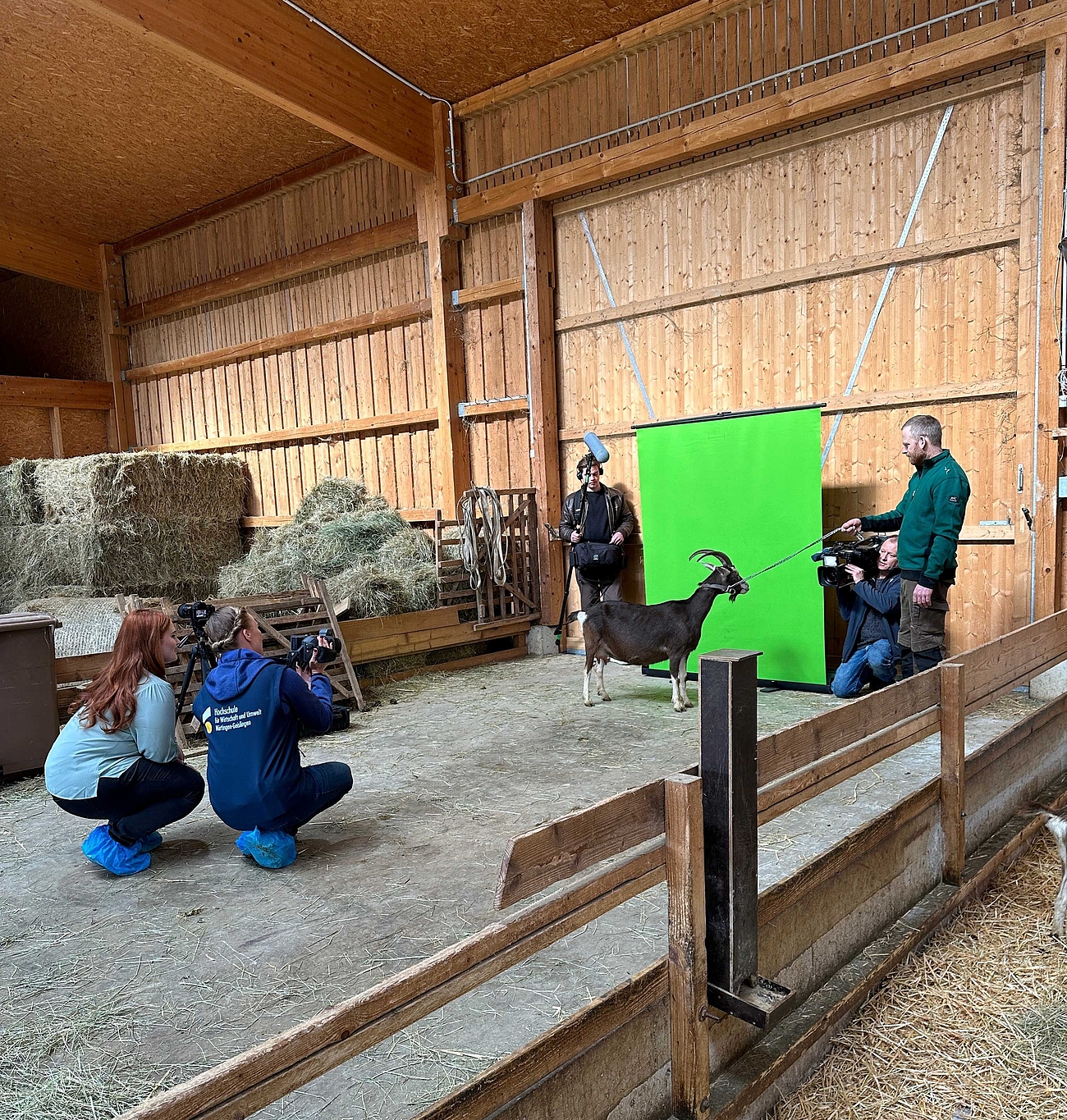 Aufnahme vom Drehtag mit dem SWR.