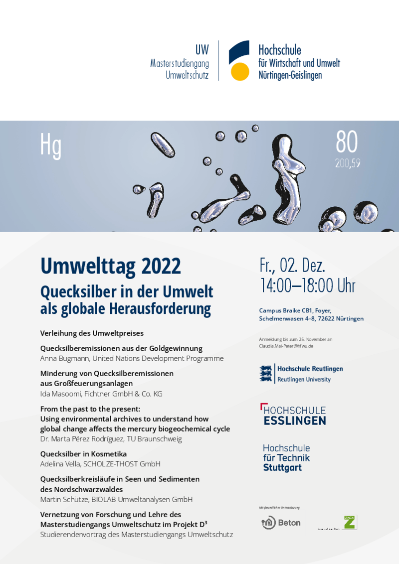 Plakat Umwelttag 2.12.2022