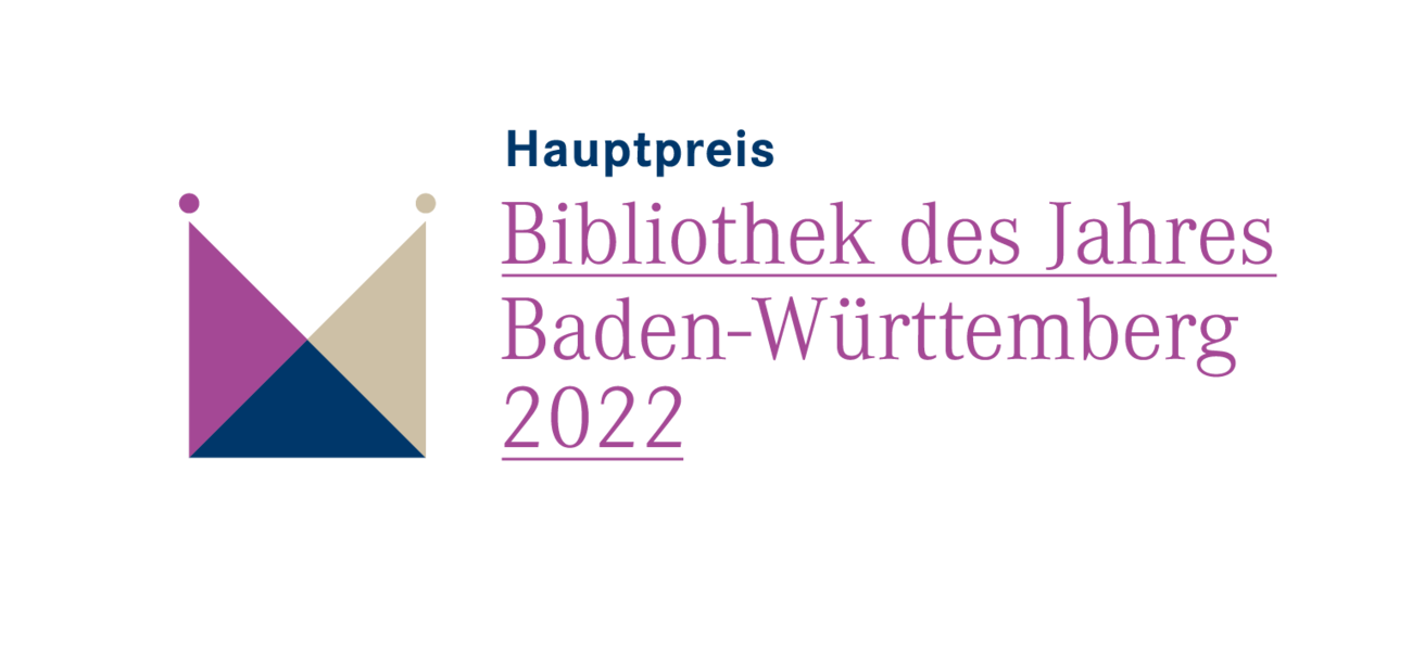 Logo des Hauptpreises Bibliothek des Jahres Baden-Württemberg 2022
