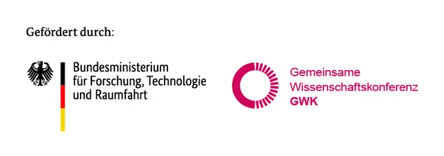 Logo für "Eine gemeinsame Initiative von BMBF und GWK" 