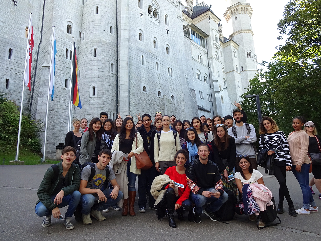 Gruppenbild von Studierenden