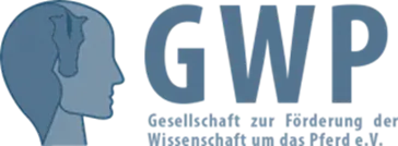 GWP Logo Drei Großbuchstaben Pferdekopf grafisch