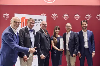 Fotos von der Preisverleihung des Immobilien-Marketing-Awards 2026