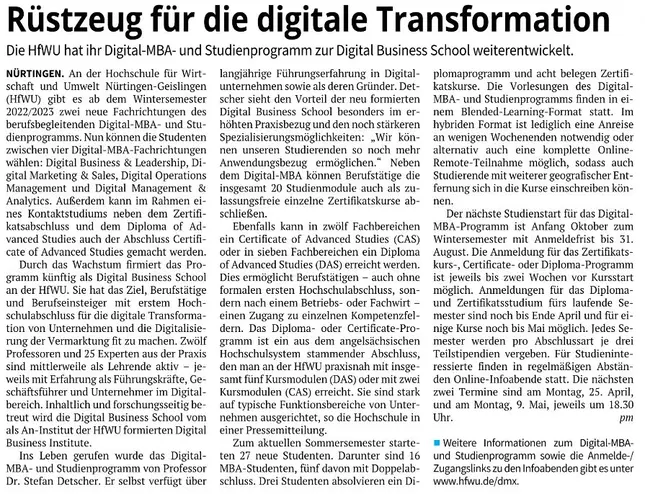 22.04.2022 Nürtinger Zeitung