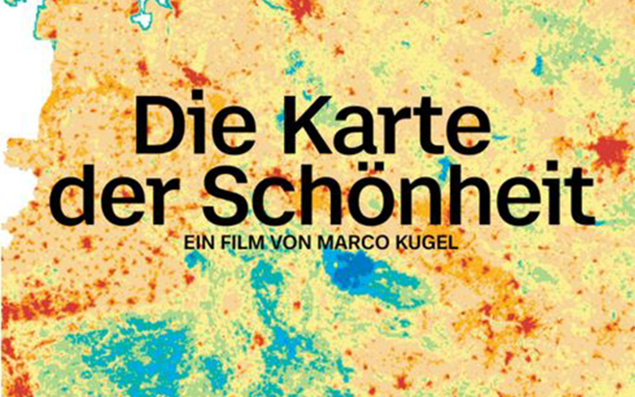 Bild mit bunter Landkarte Di Karte der Schönheit ein Film von MArco Kugel