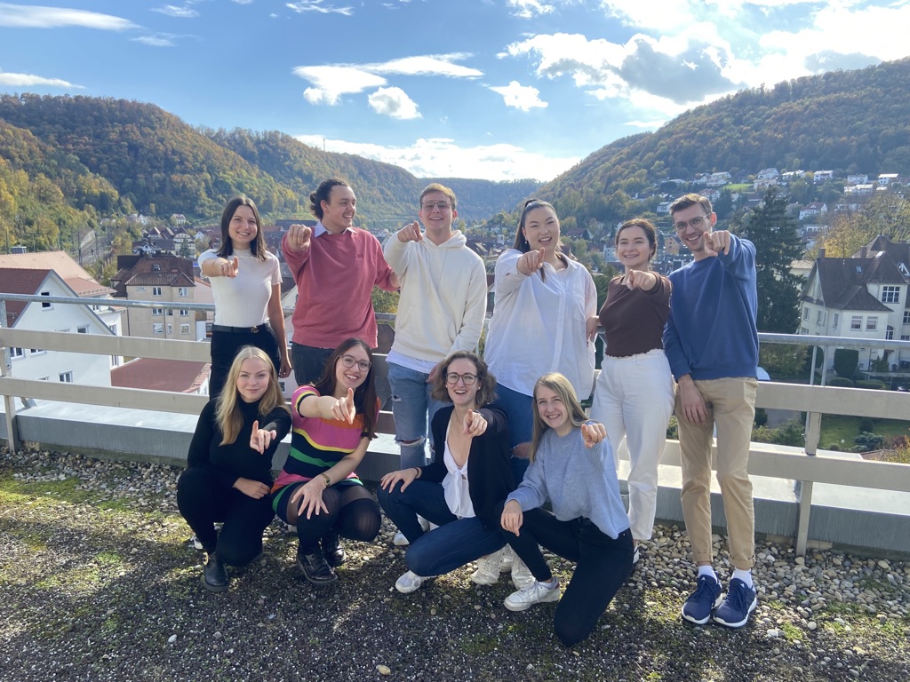 Gruppenbild der Studienscouts in Geislingen